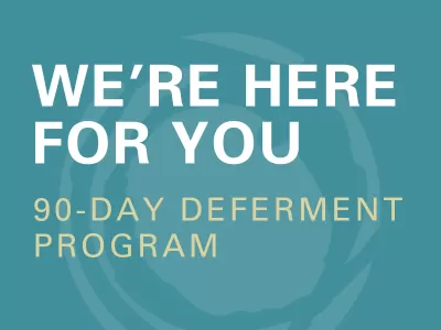 90-day deferment program. Click here